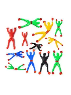 JUGUETE PEGAJOSO DE PARED 10 UNIDADES