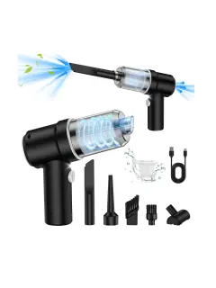 ASPIRADORA E INFLADORA RECARGABLE.