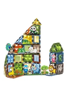 JUEGO DE CASTILLO CON IMAN ANIMAL PARADISE