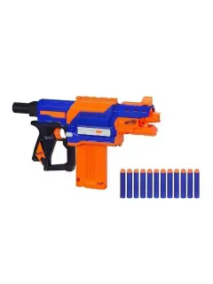 PISTOLA DE 16 BALAS BLANDAS NERF