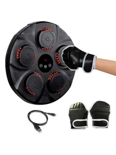 MAQUINA DE BOXEO CON GUANTES PEQUEÑOS