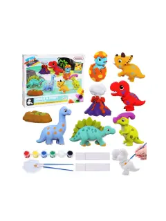 FIGURAS DE YESO PARA PINTAR DINOSAUIRO