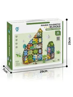 JUEGO DE CASTILLO CON IMAN ANIMAL PARADISE