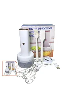 PICADOR Y BATIDOR RECARGABLE 2 EN 1 10PIEZAS