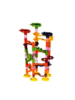 PISTA DE CANICAS PARA CONSTRUIR 74 PIEZAS