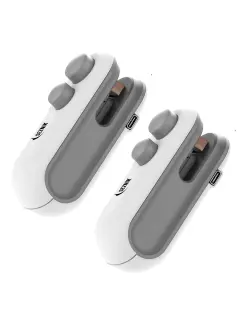 MINI SELLADORA Y CORTADORA DE BOLSAS RECARGABLE