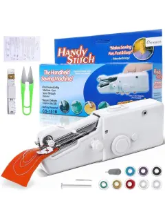 MAQUINA DE COSER PORTÁTIL CON ADAPTADOR DE CORRIENTE