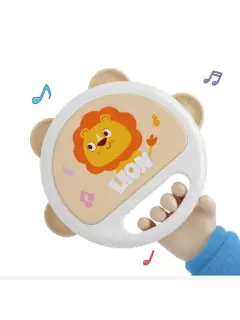 PANDERETA PARA BEBE DE LEON