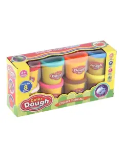 PACK DE 8 ENVASES DE PLASTILINAS