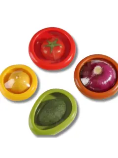 PACK DE 4 UNIDADES DE CONTENEDOR DE SILICONA PARA ALIMENTOS