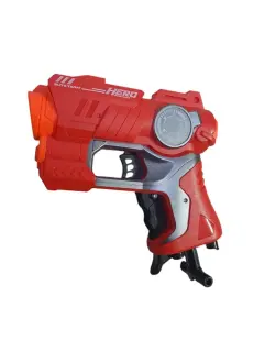 PISTOLA DE 4 BALAS BLANDAS NERF
