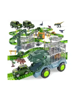 PISTA TRAK DINOSAURIO 227 PIEZAS